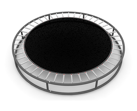 40680-Bahçe Tipi Daire Zemin Trambolini Modeli Ø265cm