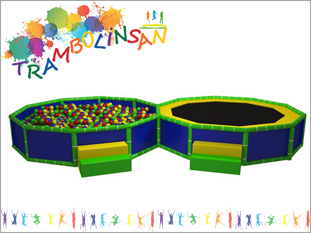 40090  -   Top  Oyun  Havuzu + Trambolin