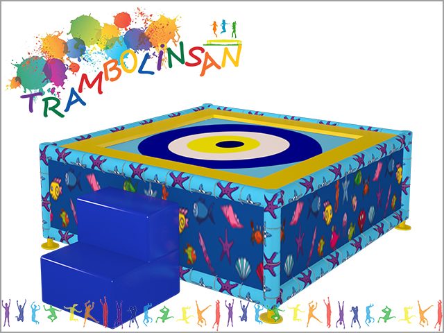 40308 - Step Trambolin Kare (180x180 cm)