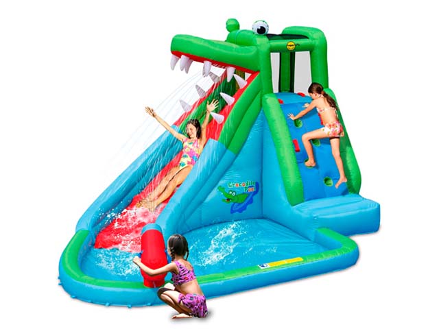 30750 - ŞİŞME TİMSAH KAYDIRAKLI SU HAVUZU